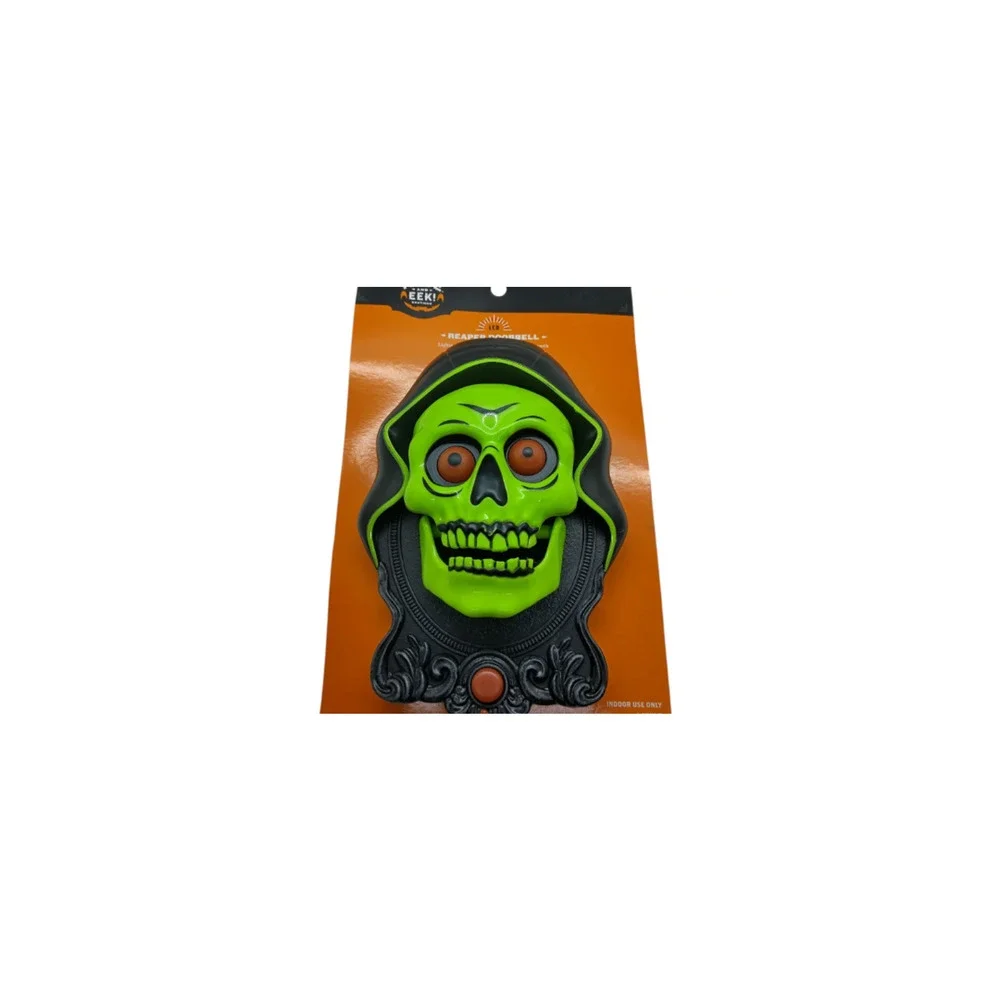 Hyde & EEK! LED Reaper Halloween Doorbell Light Up Sound Motion Decor New